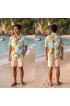 Hand Printed Rayon Shirt Hand Printed Rayon Shirt